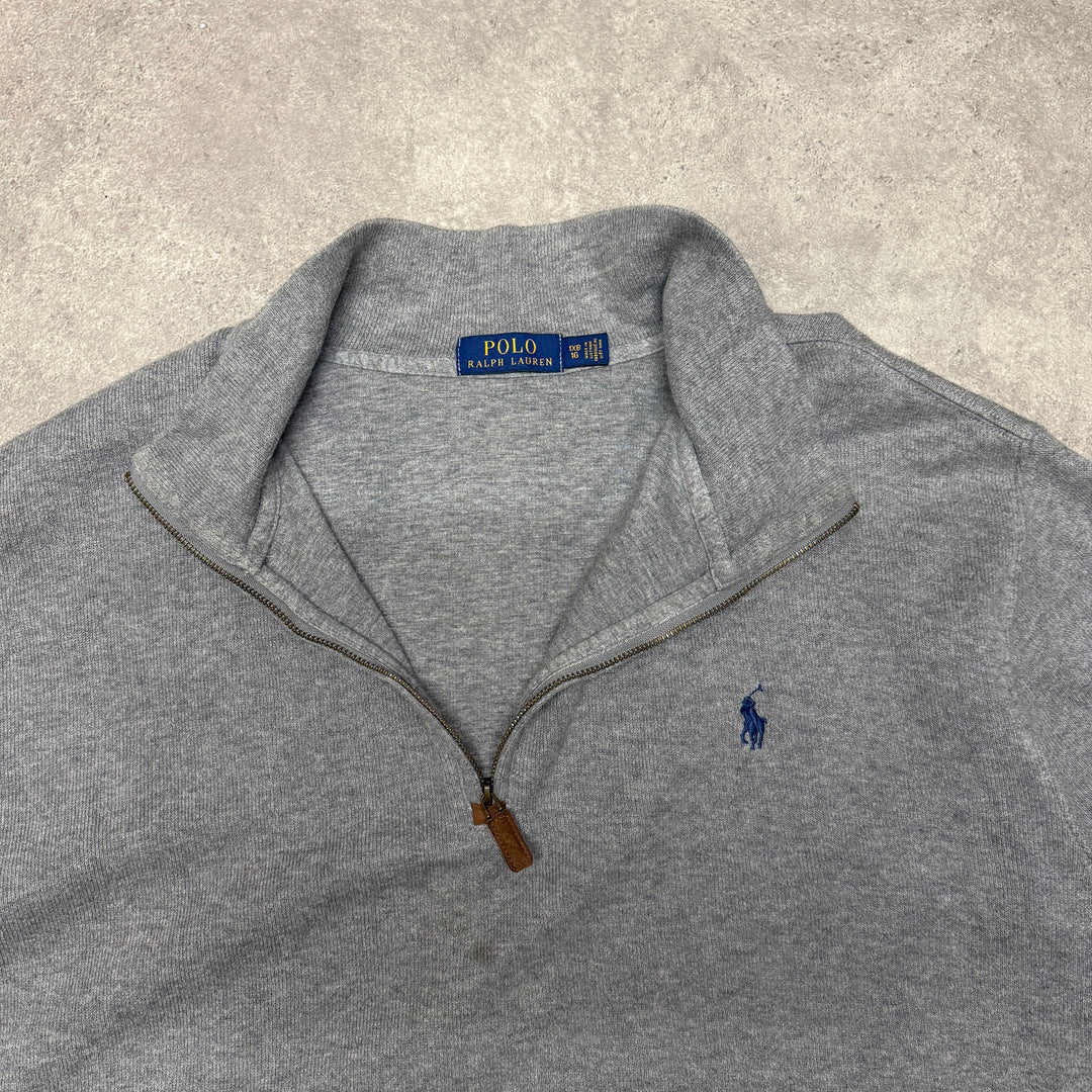 Polo Ralph Lauren Quarter Zip Size 2XL Grey