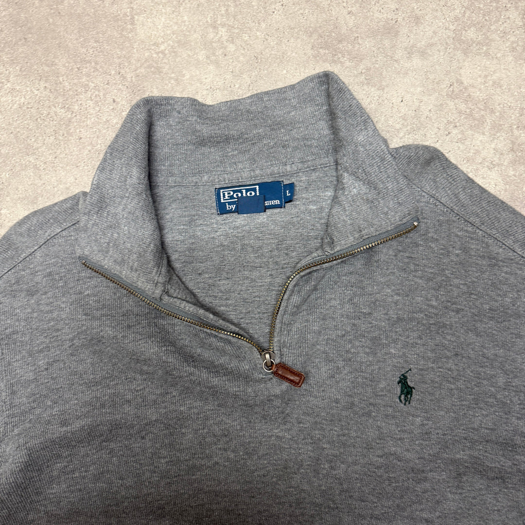 Polo Ralph Lauren Quarter Zip Size L Grey