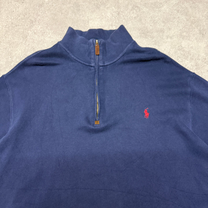 Polo Ralph Lauren Quarter Zip Size 2XL Navy