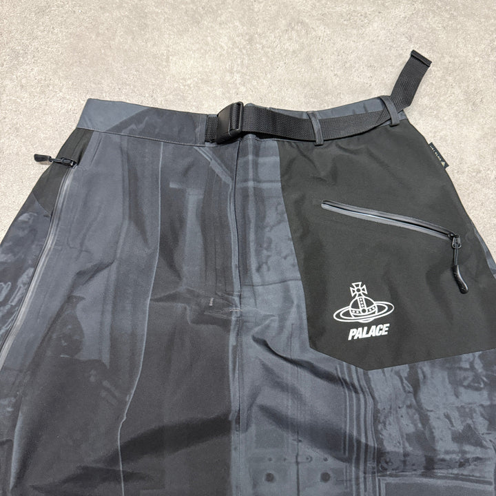Palace x Vivienne Westwood Gore-Tex Mono Print Skirt Size(30x32) Black