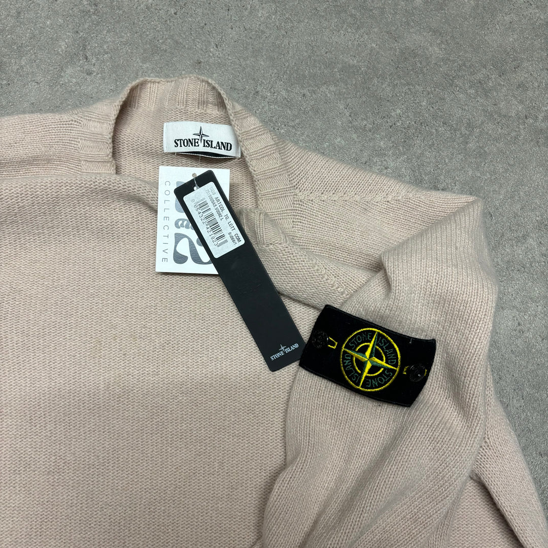 BNWT Vintage Stone Island Pastel Pink Knitted Sweater (L)