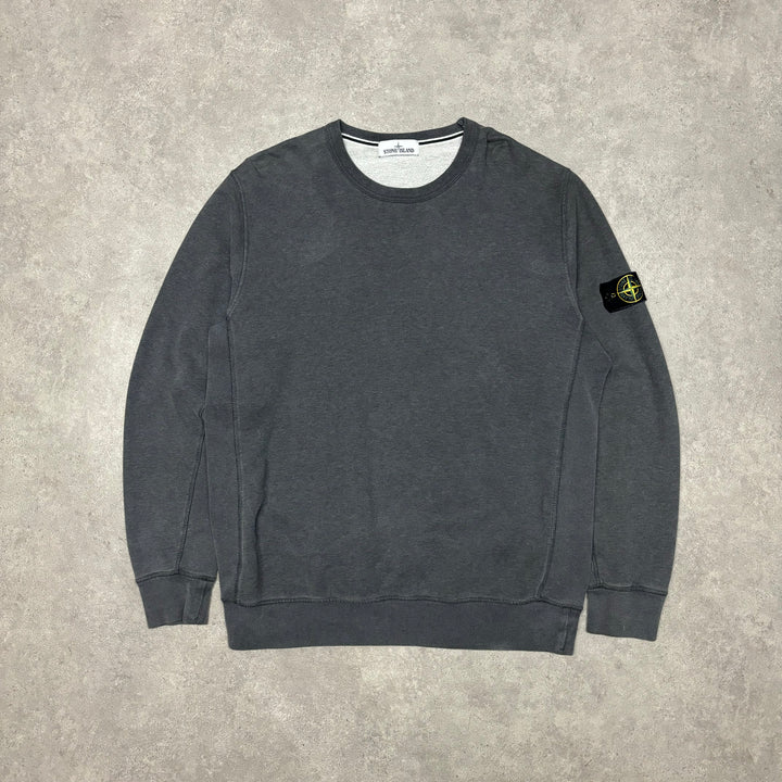 Vintage Stone Island Grey Crewneck Sweatshirt (XXL)