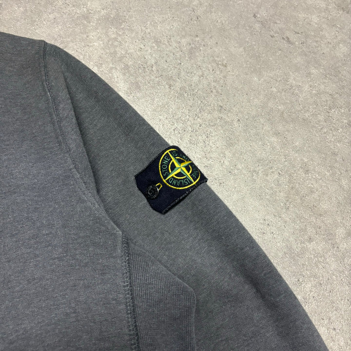 Vintage Stone Island Grey Crewneck Sweatshirt (XXL)