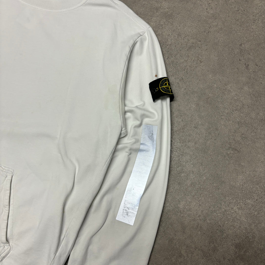 Vintage Stone Island Crewneck Reflective Sweatshirt (XXL)