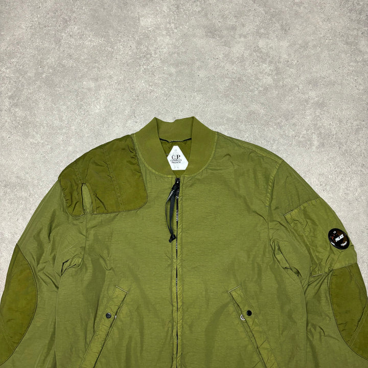 Vintage CP Company x Palace Green Bomber Jacket (M)