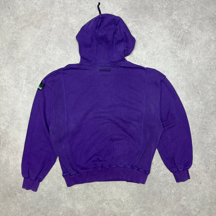Vintage Adidas Equipment Hooded Sweatshirts Size L Purple