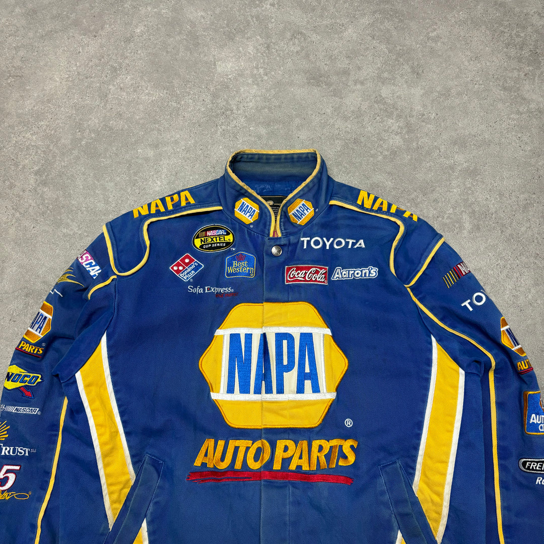 Vintage Nascar NAPA Blue Racing Jacket (M)