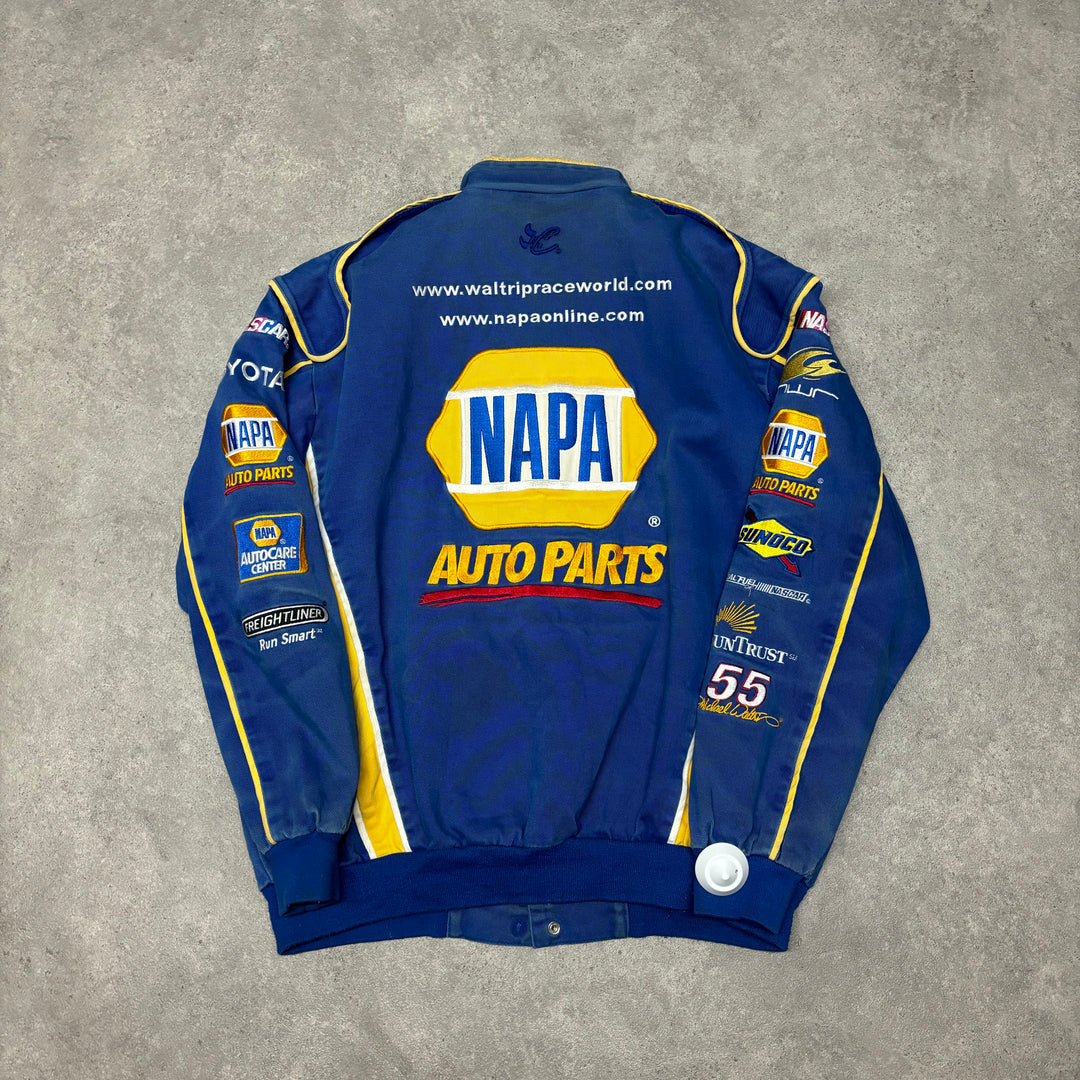 Vintage Nascar NAPA Blue Racing Jacket (M)