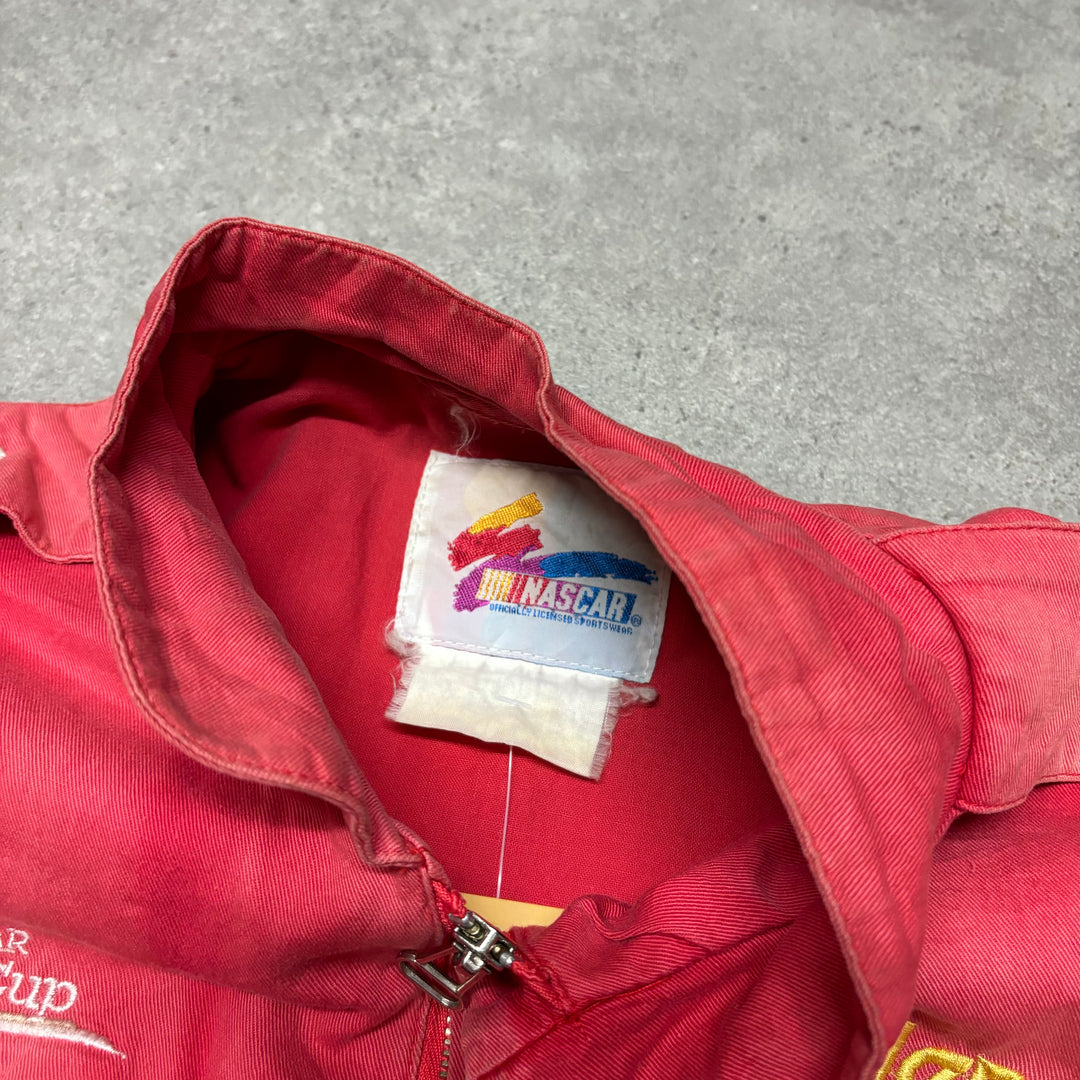 Vintage Nascar Dupont Multicoloured Red Racing Jacket (M)