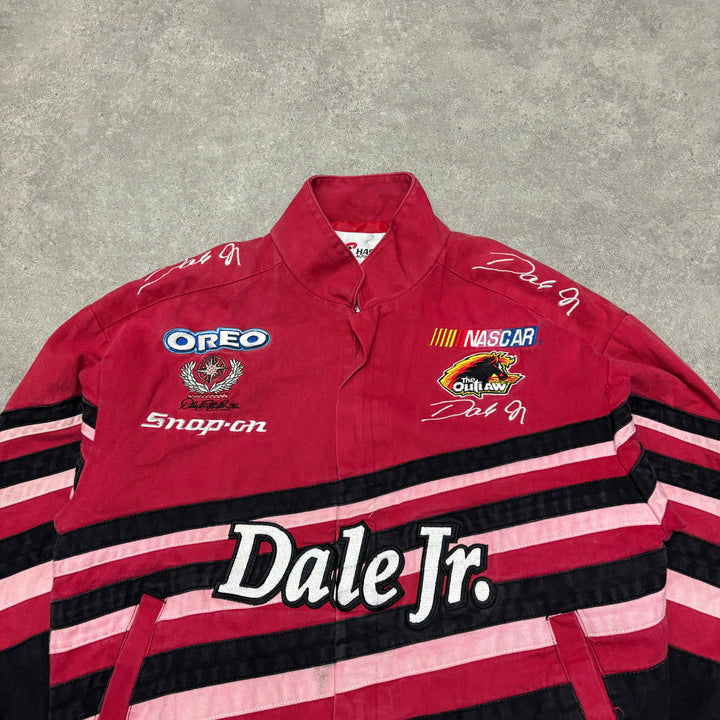 Vintage Nascar Dalle Jr. Red Racing Jacket (S)