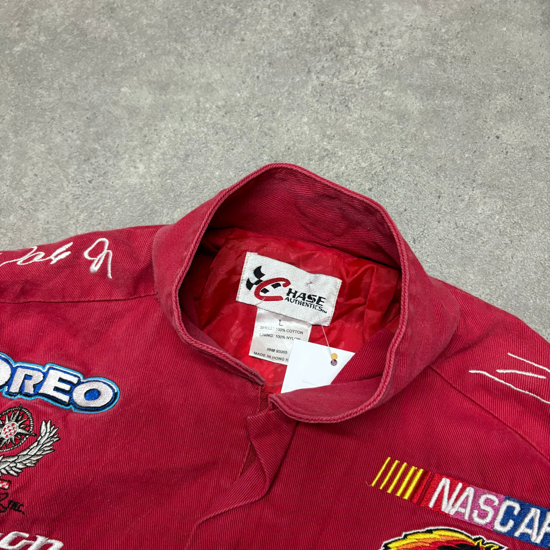 Vintage Nascar Dalle Jr. Red Racing Jacket (S)