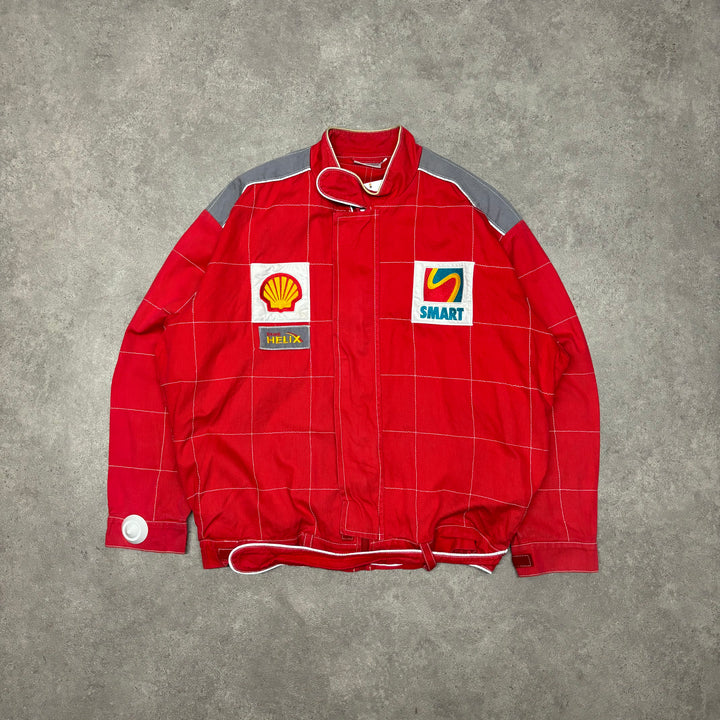 Vintage Shell Red Racing Jacket (XL)