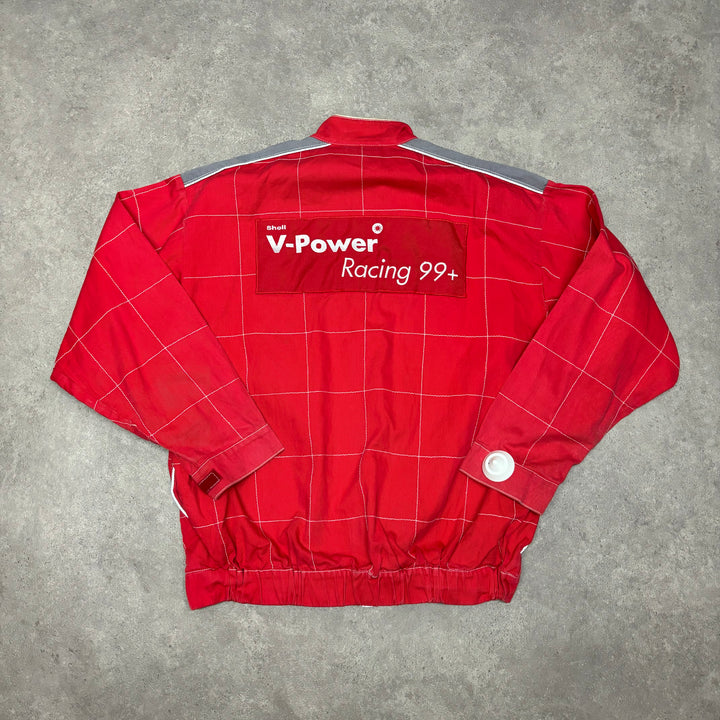 Vintage Shell Red Racing Jacket (XL)