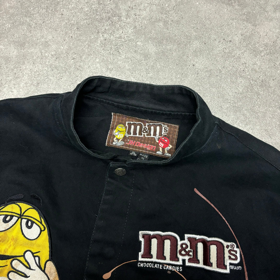 Vintage Nascar M&M Black Racing Jacket (S)