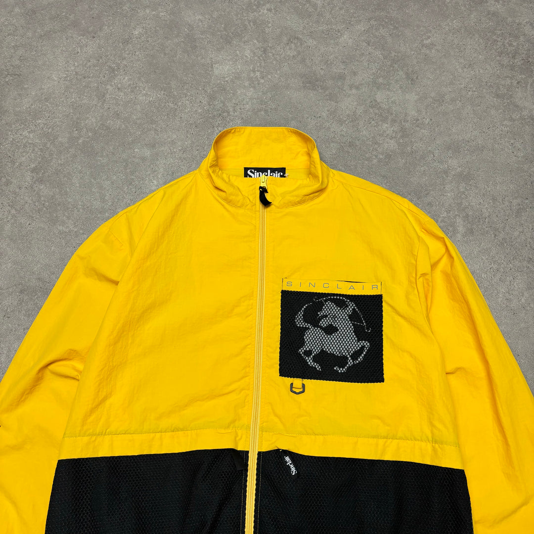 Vintage Sinclair Yellow Mesh Pocket Jacket (M)