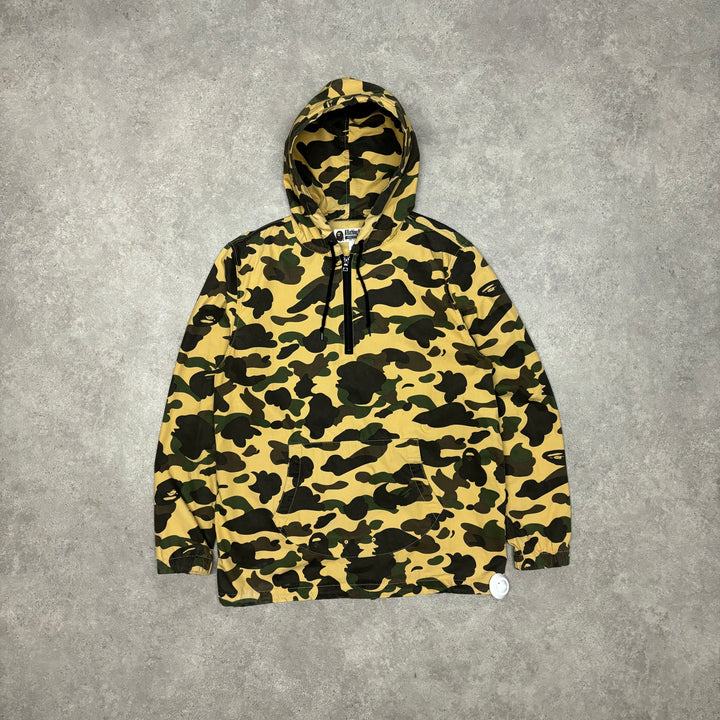 Bape Yellow Camo Kangaroo Pocket Jacket (S)