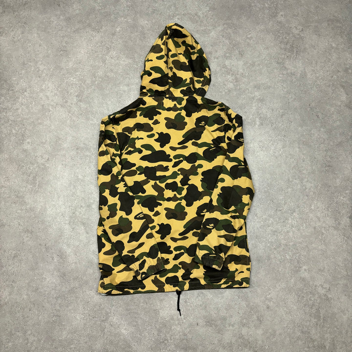 Bape Yellow Camo Kangaroo Pocket Jacket (S)