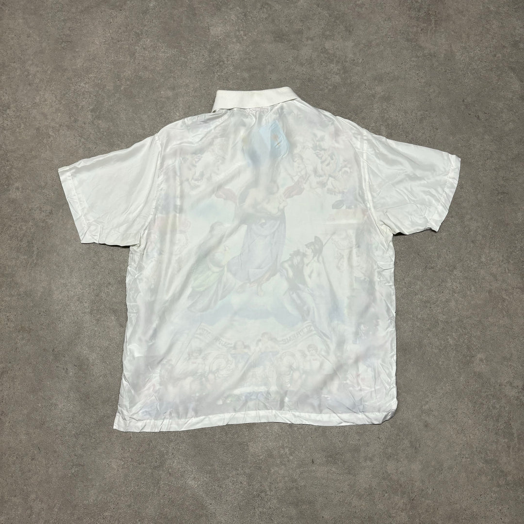 Supreme Heavenly Silk Polo Shirt (L)