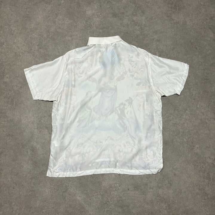 Supreme Heavenly Silk Polo Shirt (L)