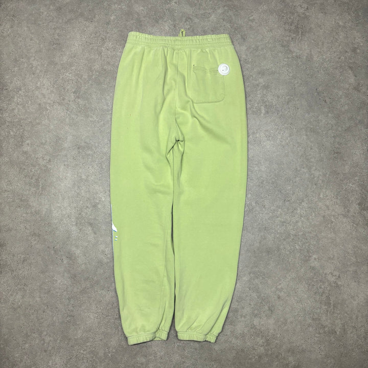 Vintage Stussy Green Hoodie & Tracksuit Bottom Set (L)