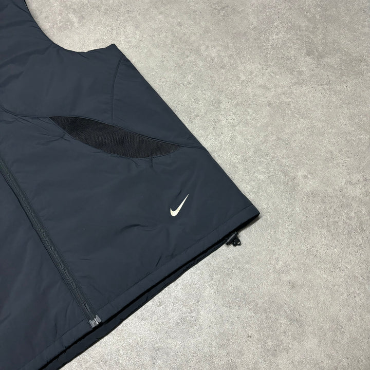 Vintage Moncler Hooded Navy Parka (S)
