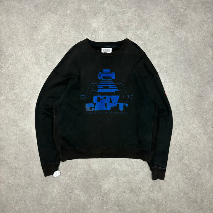Cav Empt Fall Black Graphic Sweatshirt (XL)