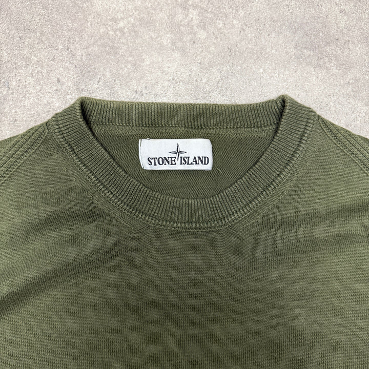 Stone Island Crew Neck Jumper Size S Green