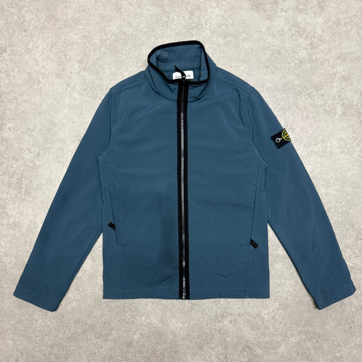 Stone Island Shell Jacket Junior Size Fit S Blue