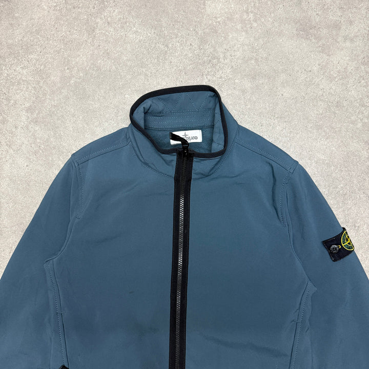 Stone Island Shell Jacket Junior Size Fit S Blue