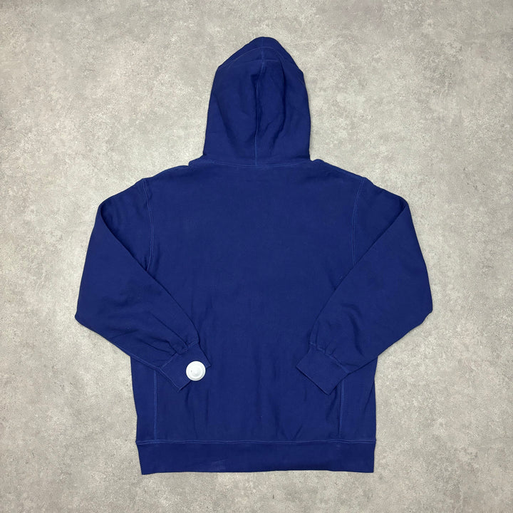 Supreme x Kaws Chalk Logo Navy Pullover Hoodie (L)