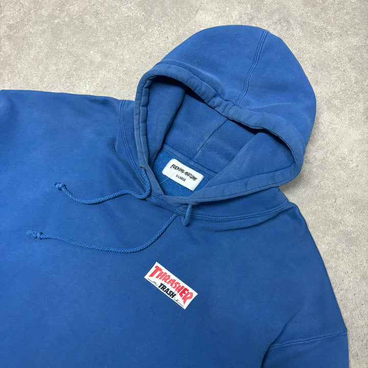 F***ing Awesome x Thrasher Blue pullover Hoodie (XL)