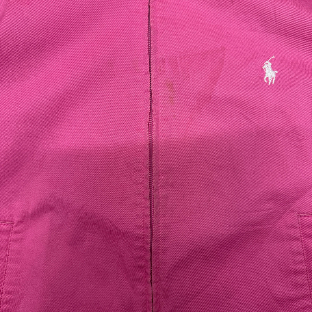 Polo Ralph Lauren Harrington Lined Jacket Women Size M Pink