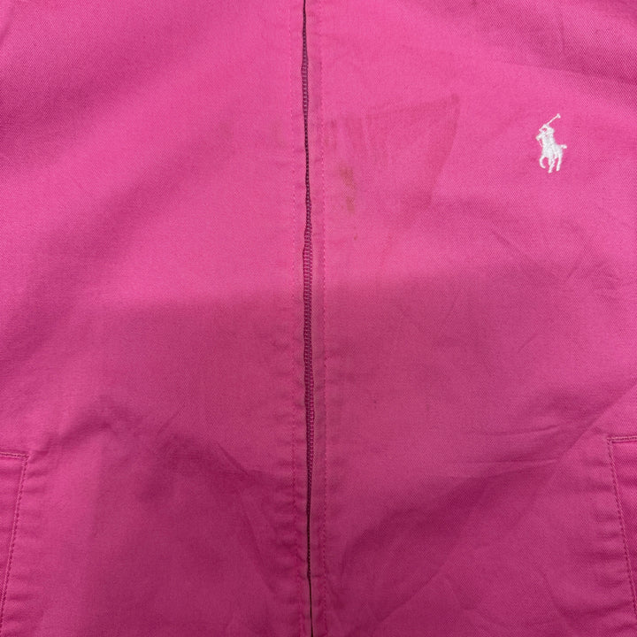 Polo Ralph Lauren Harrington Lined Jacket Women Size M Pink