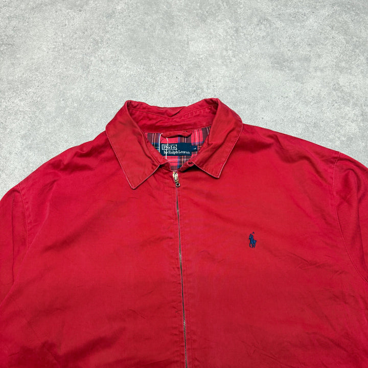 Polo Ralph Lauren Harrington Lined Jacket  Size L  Red