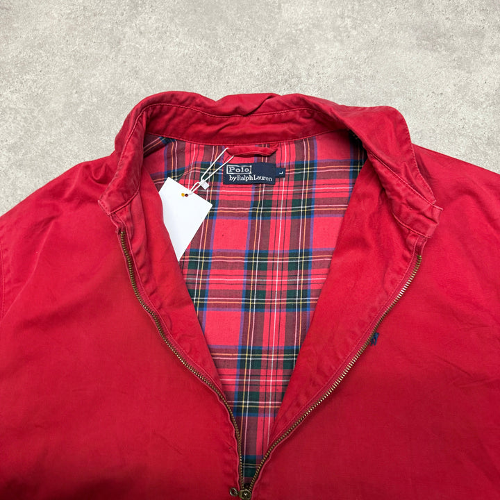 Polo Ralph Lauren Harrington Lined Jacket  Size L  Red