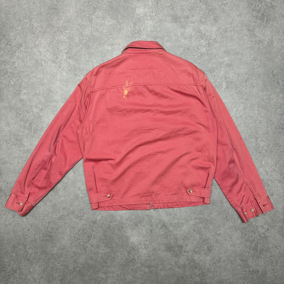 Polo Ralph Lauren Harrington Jacket  Size L  Pink