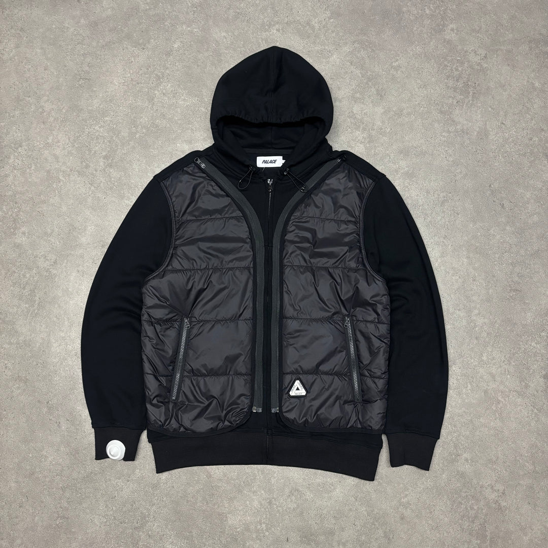 Palace Tactical Zip Up Black Full Zip Hoodie (L)