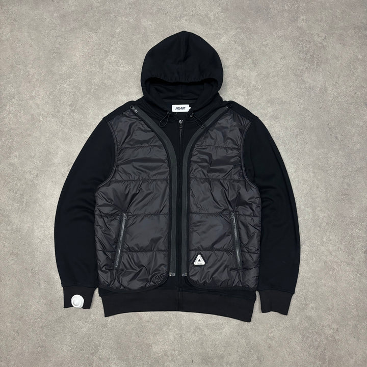 Palace Tactical Zip Up Black Full Zip Hoodie (L)