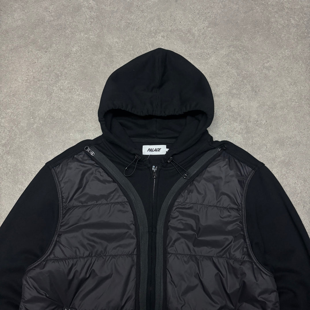 Palace Tactical Zip Up Black Full Zip Hoodie (L)