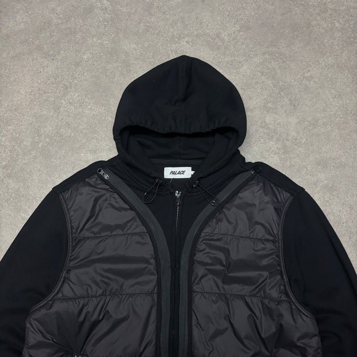 Palace Tactical Zip Up Black Full Zip Hoodie (L)