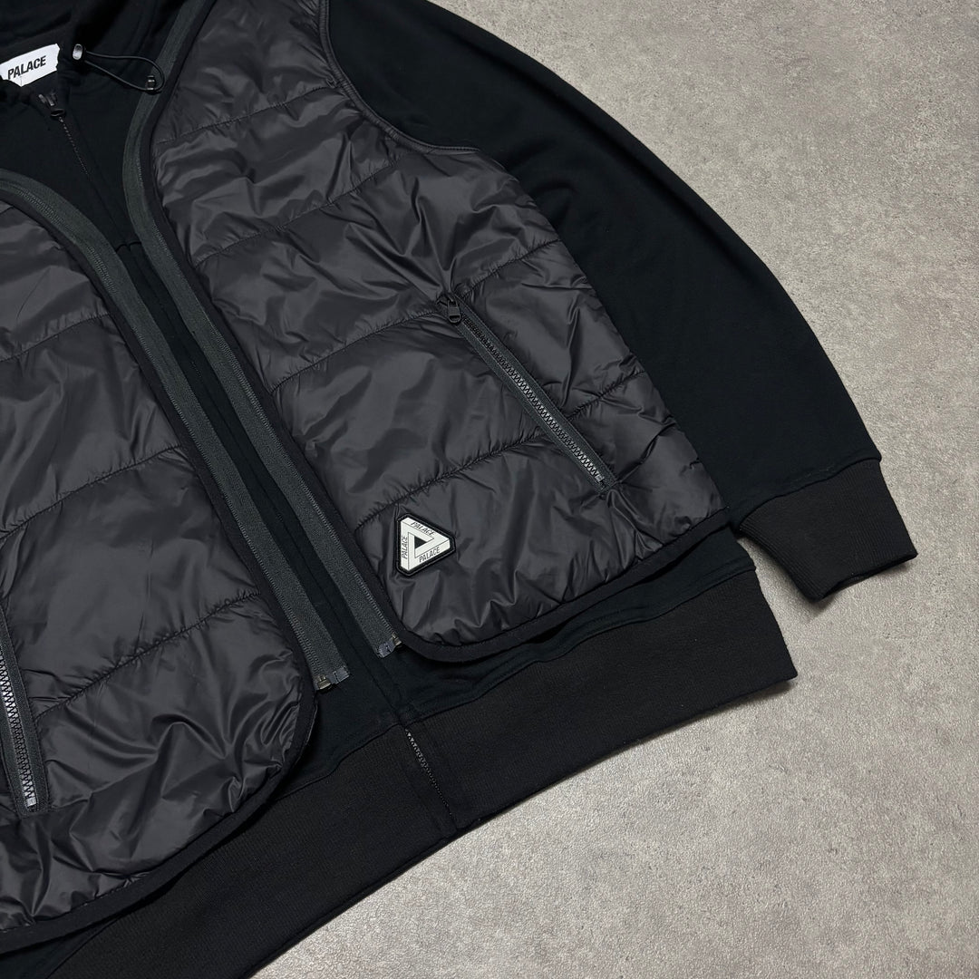 Palace Tactical Zip Up Black Full Zip Hoodie (L)