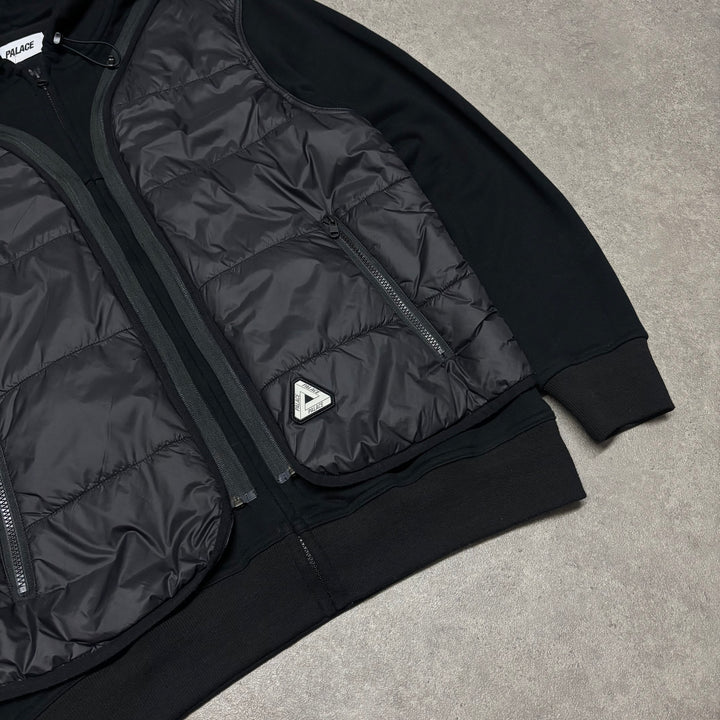 Palace Tactical Zip Up Black Full Zip Hoodie (L)