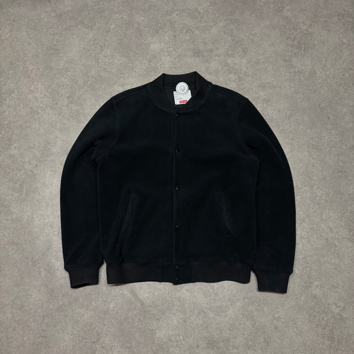 Supreme Polartec Black Bomber Jacket (L)