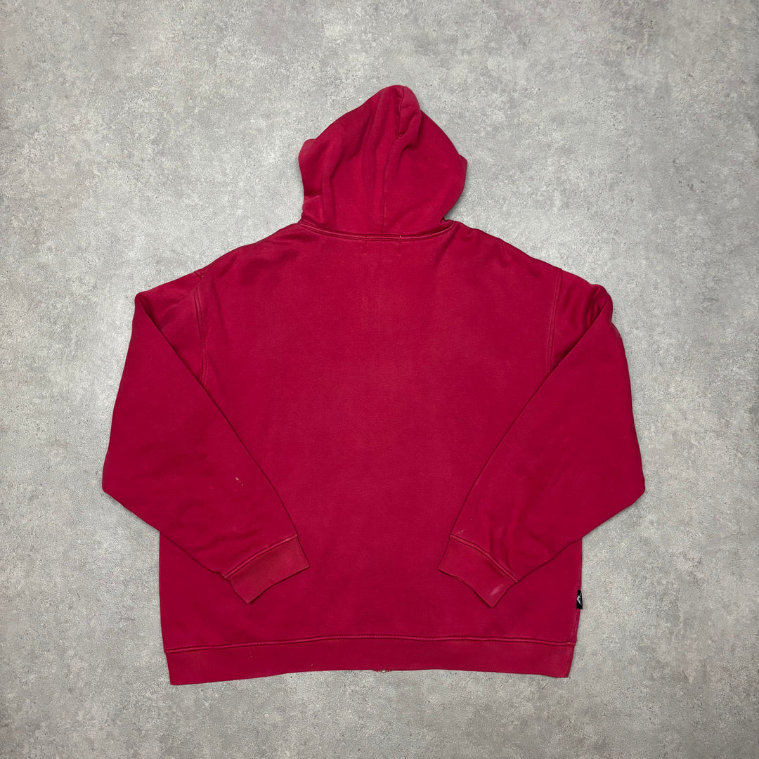 Vintage Avirex Red Full Zip Hoodie (XXL)