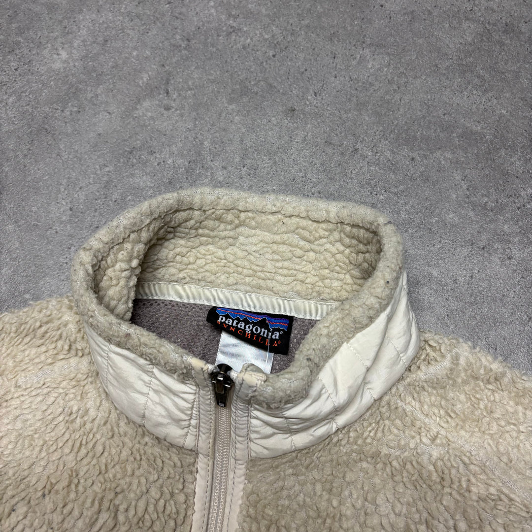 Vintage Patagonia Cream Full Zip Fleece (Women's M)