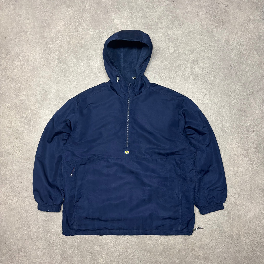 Vintage Nike Tn Reversible Dark Blue Fleece Hoodie (XL)