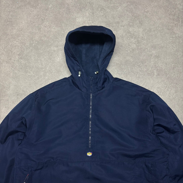 Vintage Nike Tn Reversible Dark Blue Fleece Hoodie (XL)