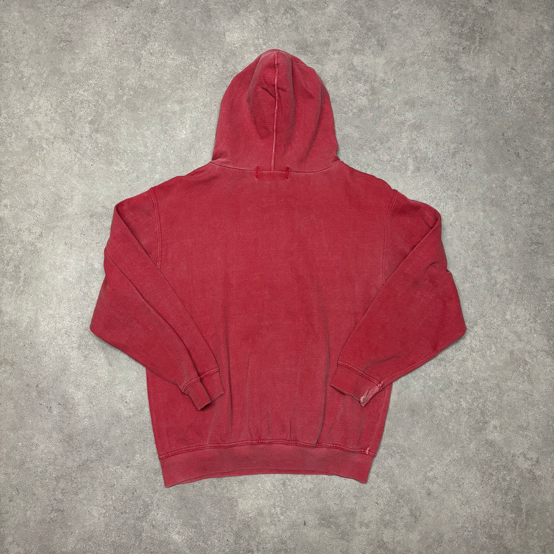 Vintage Avirex Sun Faded Red Pullover Hoodie (S)