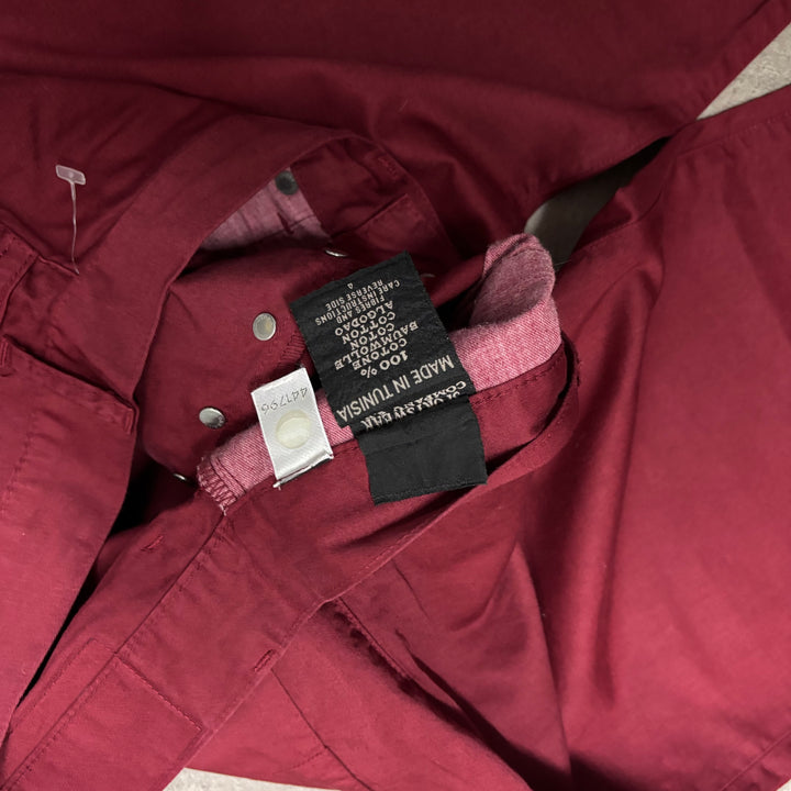 Vintage Stone Island Straight Fit Burgundy Trousers (33x30)