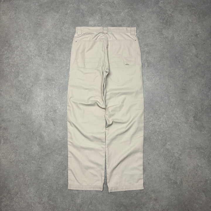 Vintage Quiksilver Beige Straight Fit Trousers (M)